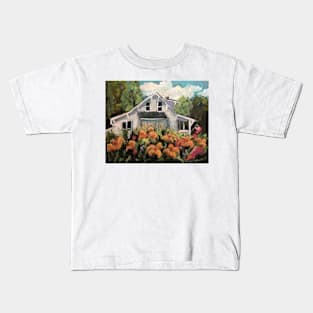 Daylilies at Windy Acre Cottage Kids T-Shirt